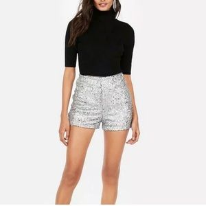 Express Sequin shorts